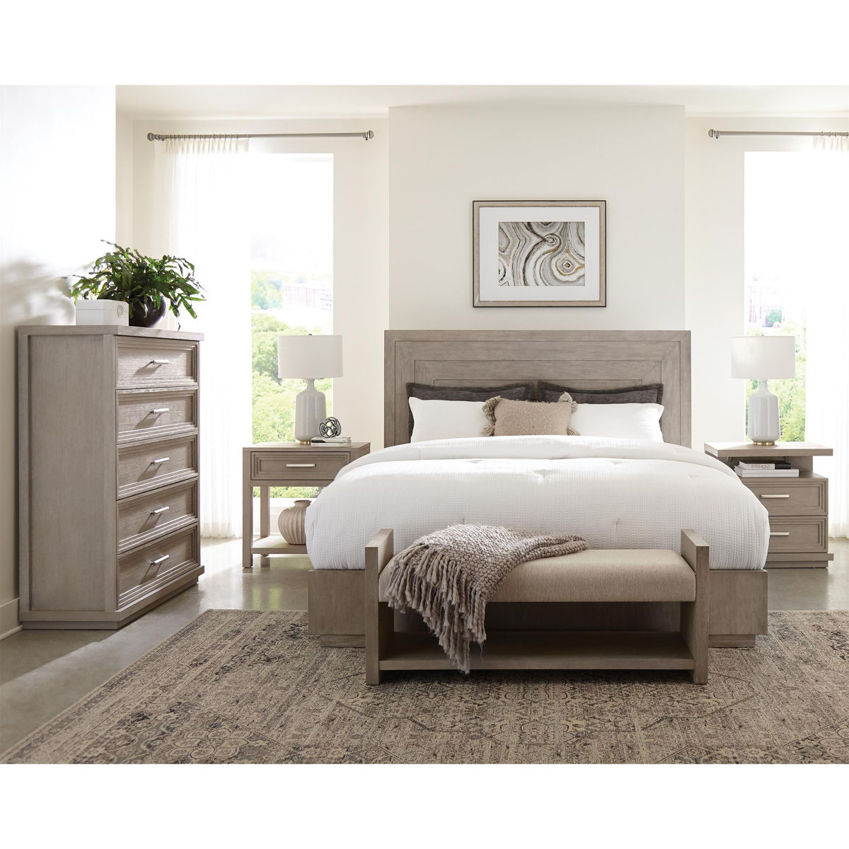 Cascade - King Panel Bed - Dovetail - Image 3