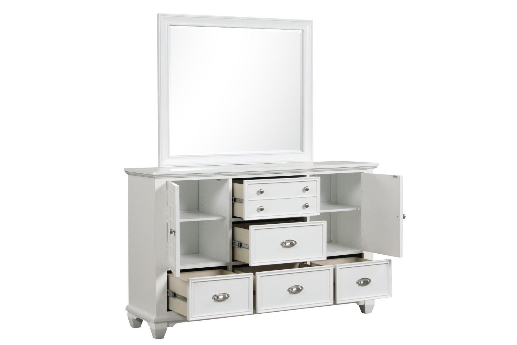 Jamestown - Landscape Mirror - White - Image 3