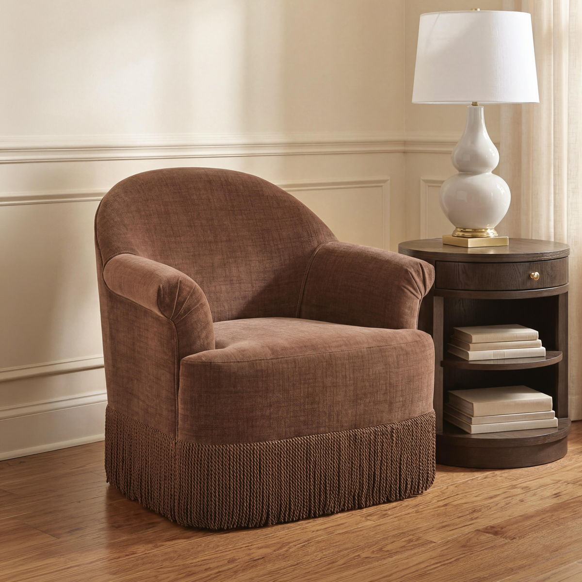 Jeanwell - Swivel Accent Chair - Clay - Image 7