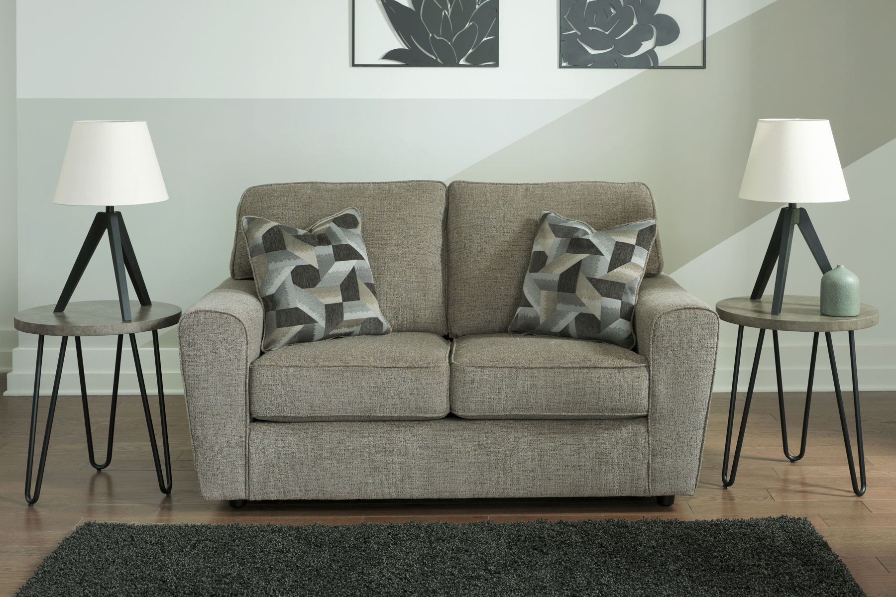 Cascilla - Loveseat - Light Gray - Image 6