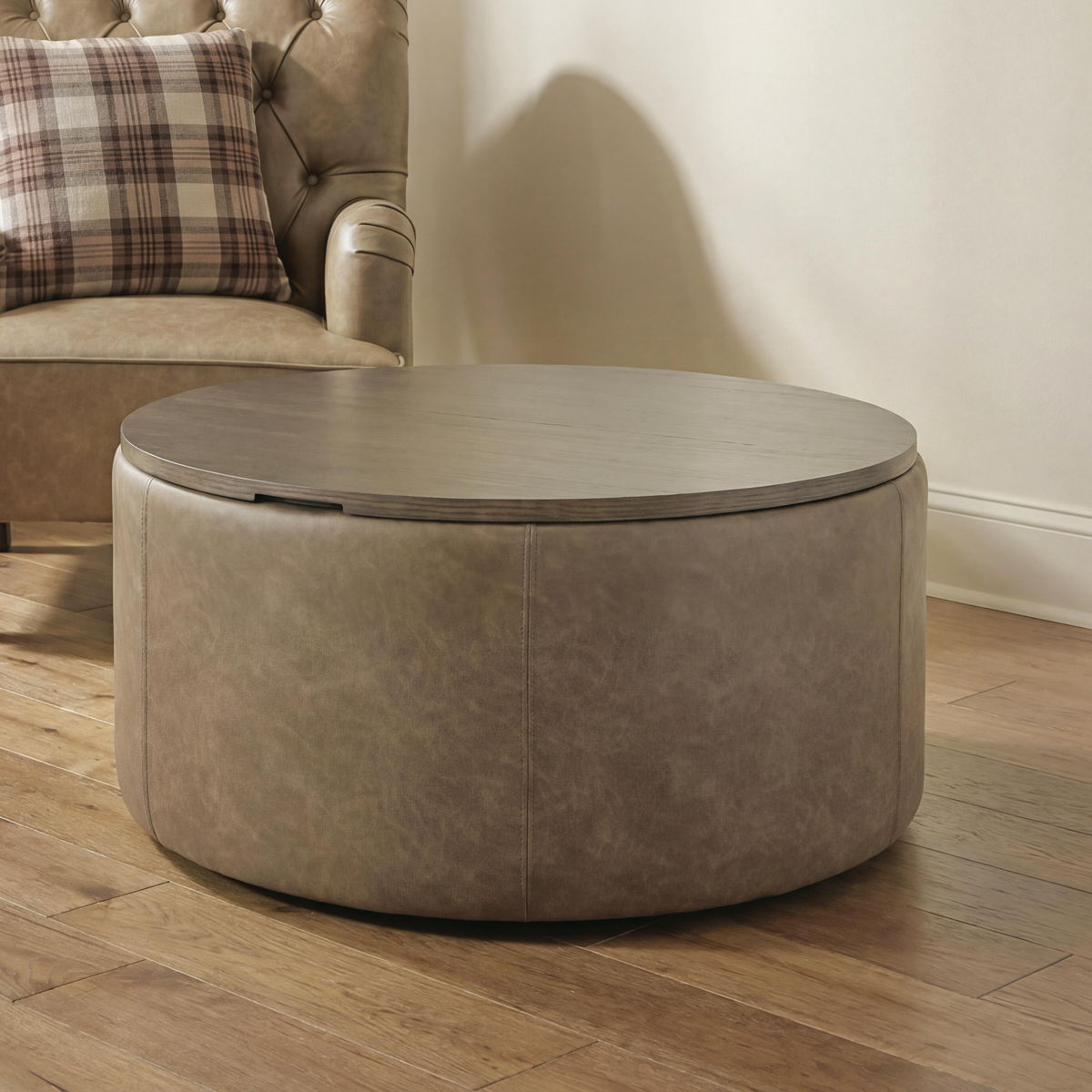 Bethanstone - Storage Ottoman - Warm Brown - Image 6