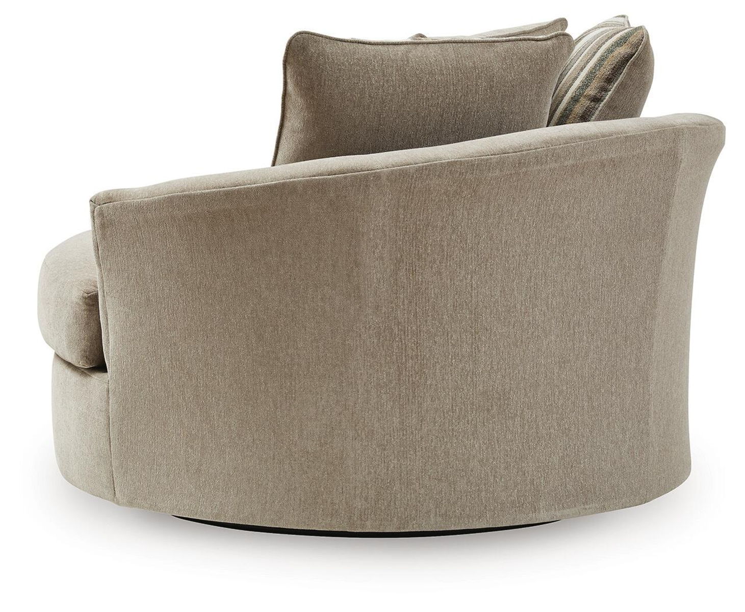Linenhause - Oversized Swivel Accent Chair - Dune - Image 3