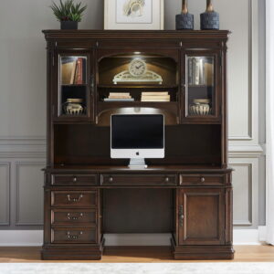 Brayton Manor - 3 Piece Jr Executive Credenza - Cognac