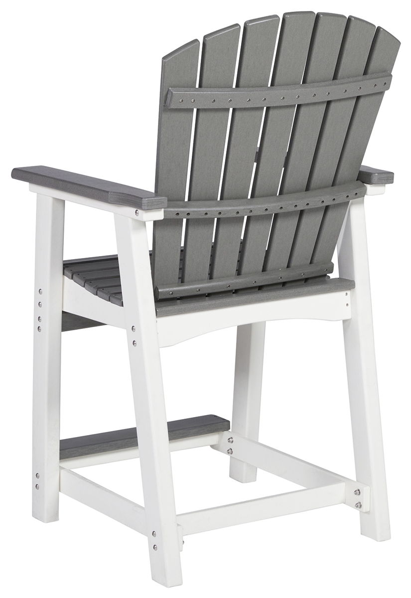 Transville - Barstool (Set of 2) - Gray / White - Image 7