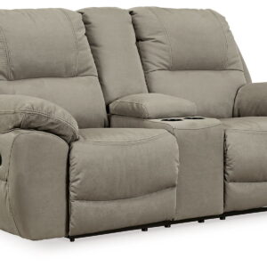 Next-Gen Gaucho - DBL Rec Loveseat w/Console - Putty