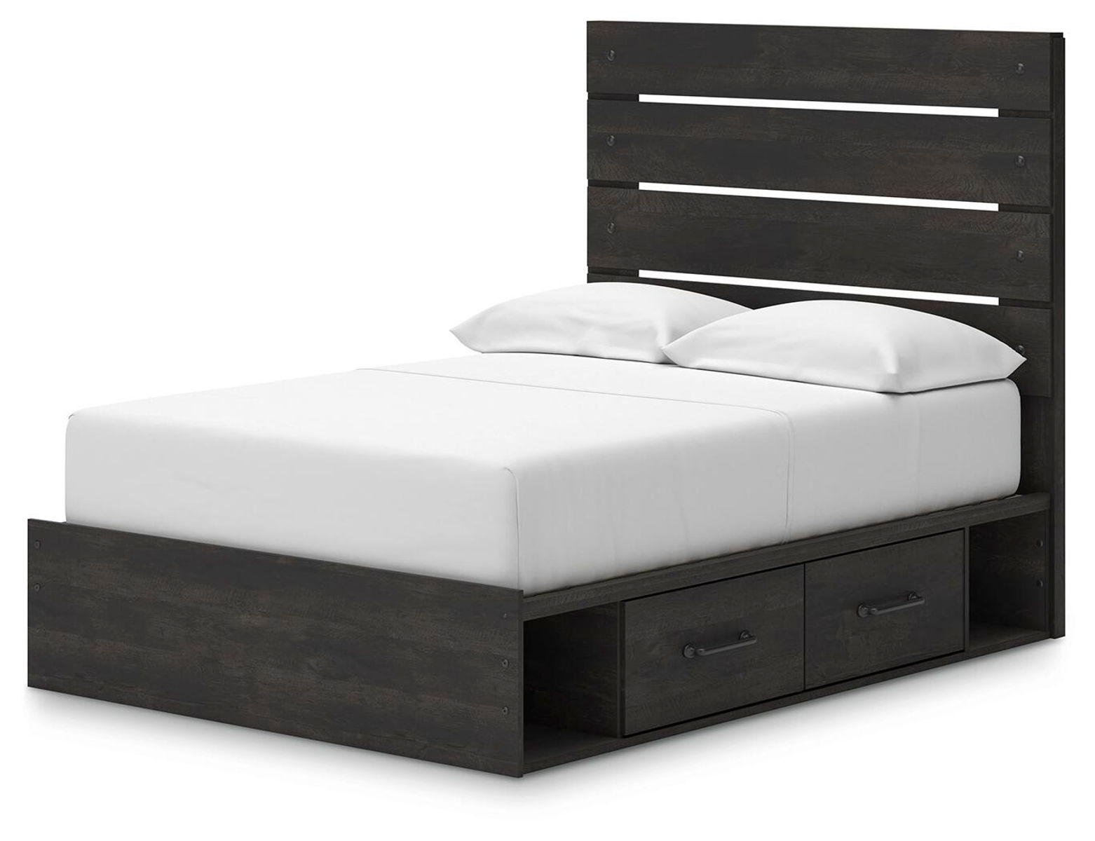 Hollivern - Panel Bed With Storage - Image 2