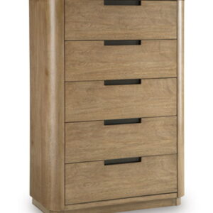 Pamaria - Five Drawer Chest - Light Brown