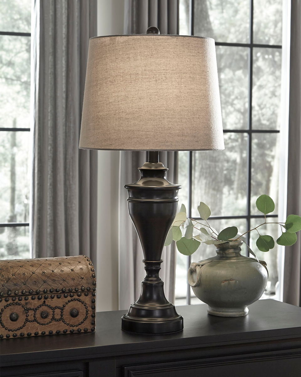 Darlita - Metal Table Lamp (Set of 2) - Bronze Finish - Image 6