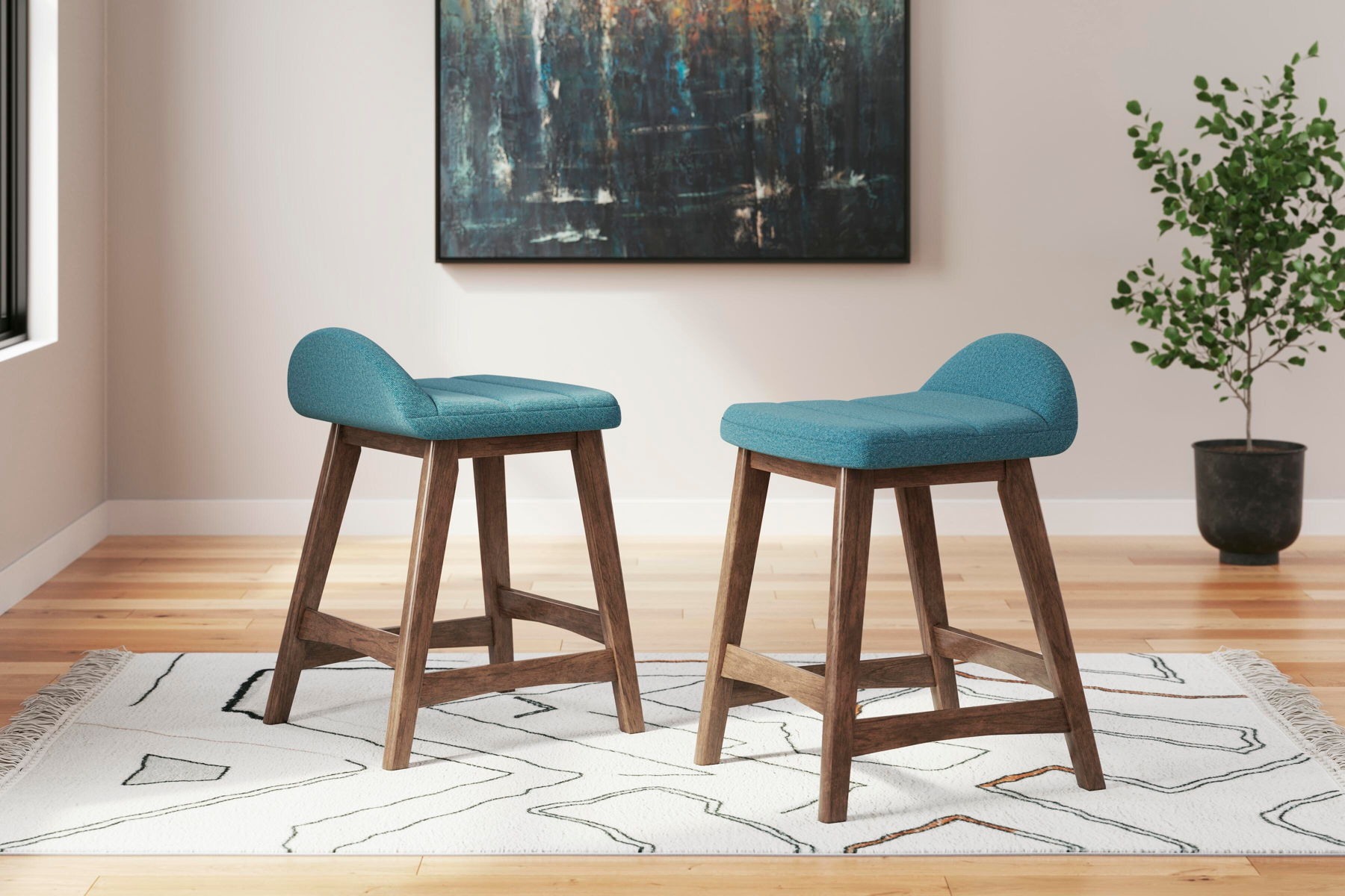 Lyncott - Upholstered Barstool (Set of 2) - Image 31