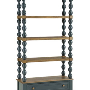 Finnworth - Bookcase - Blue / Brown
