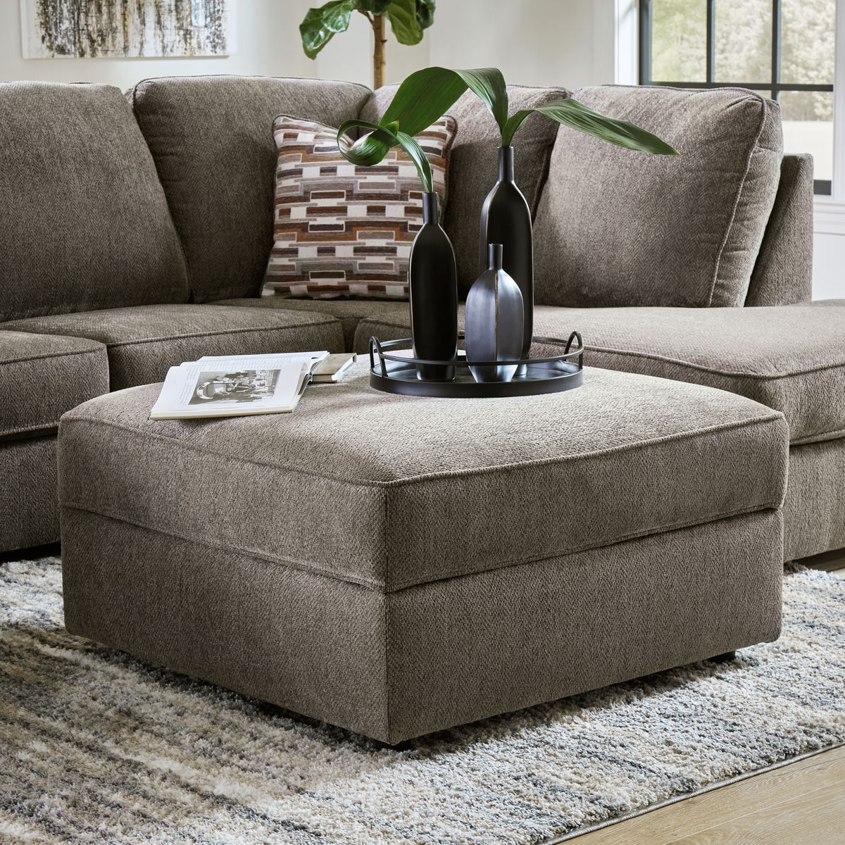 O'Phannon - Ottoman With Storage - Putty - Image 6