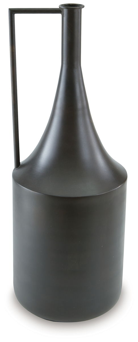 Zainforth - Vase - 20" - Distressed Brown - Image 5