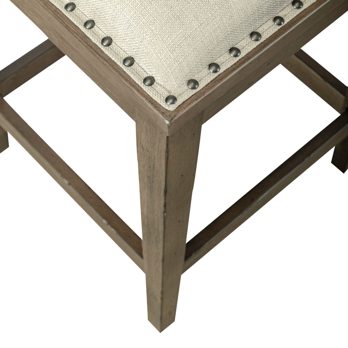 Americana Farmhouse - Upholstered Console Stool - Dusty Taupe - Image 5