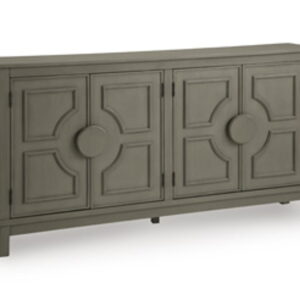 Darlock - Accent Cabinet - Warm Gray