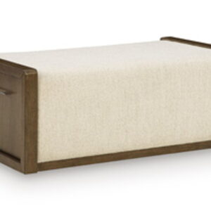 Marxmore - Upholstered Ottoman With Storage - Brown