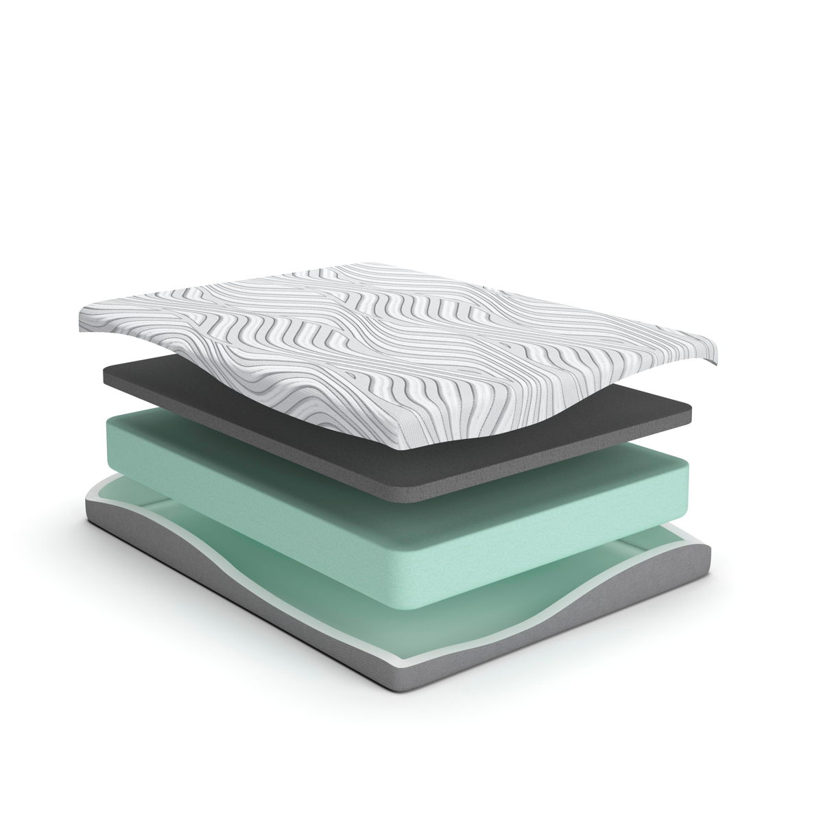 8 Inch Memory Foam - California King Mattress - White - Image 3
