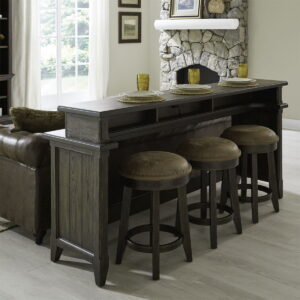 Paradise Valley - 4 Piece Living Room Set - Saddle Brown