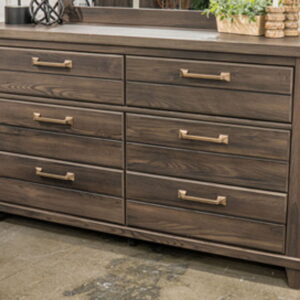 Vonitta Bay - Six Drawer Dresser - Dark Brown