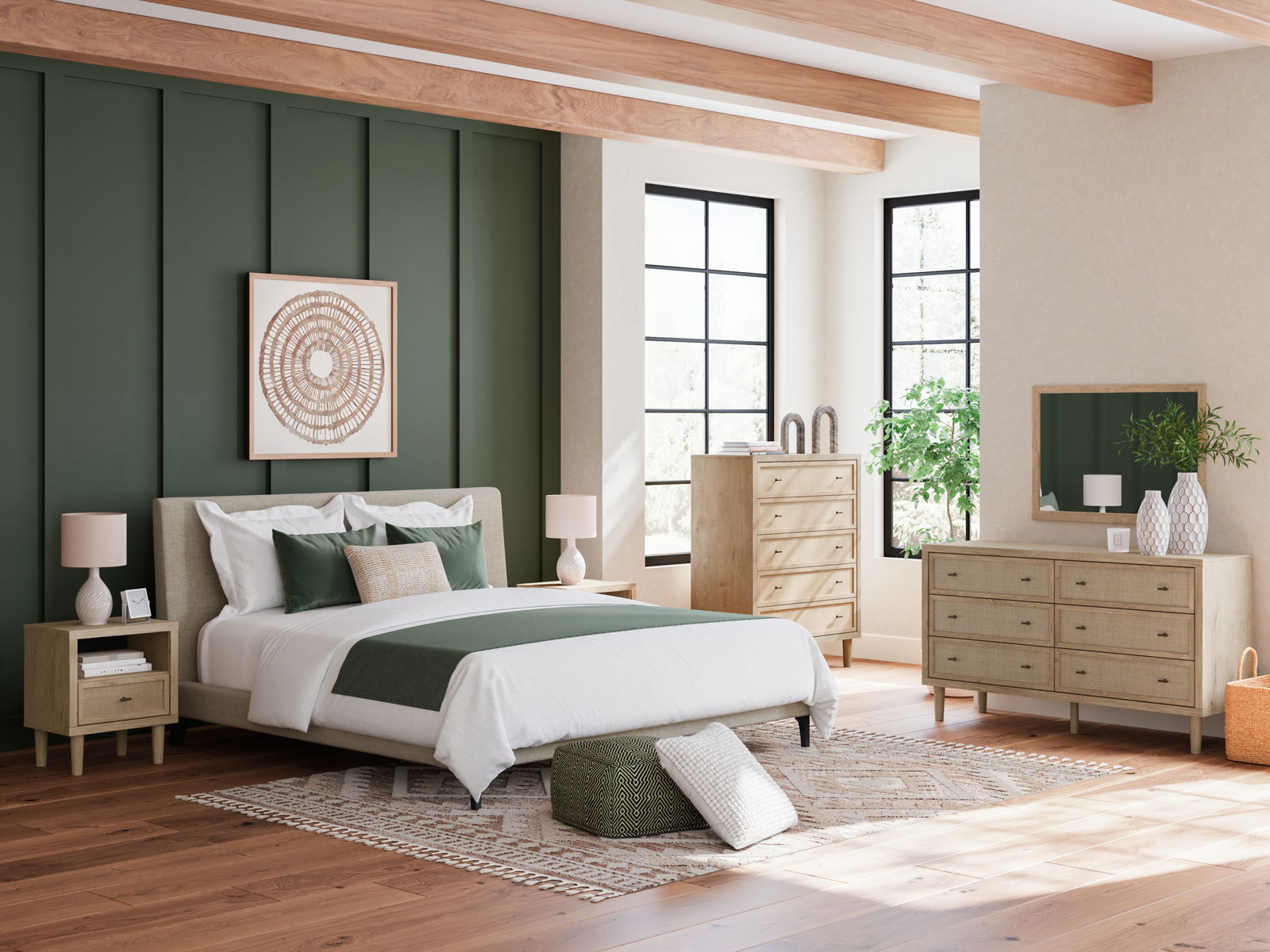 Cielden - Upholstered Bed With Roll Slats - Image 35