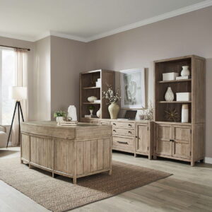 Proximity Place - 5 Piece Jr Executive Set - Barley Buff