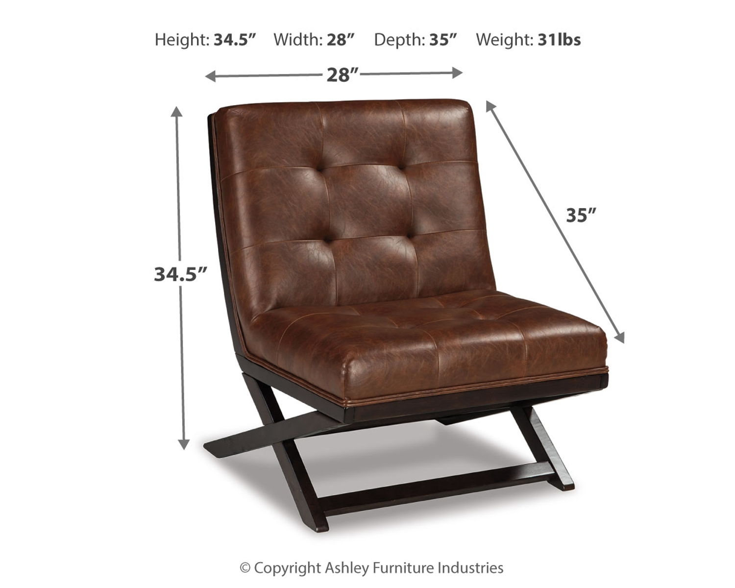Sidewinder - Accent Chair - Brown - Image 6