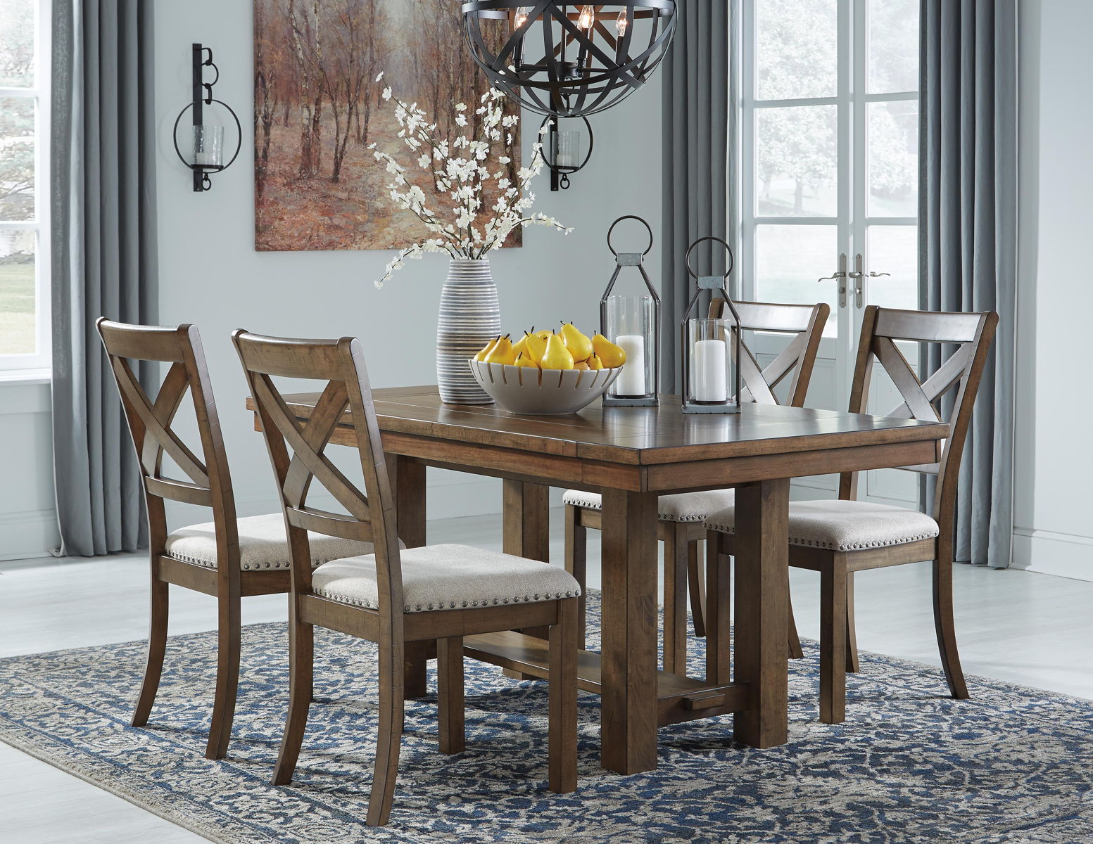 Moriville - Dining UPH Side Chair (Set of 2) - Beige - Image 9