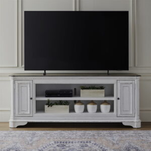 Fireplace TV Consoles - 82" Fireplace TV Console FTS - Brown