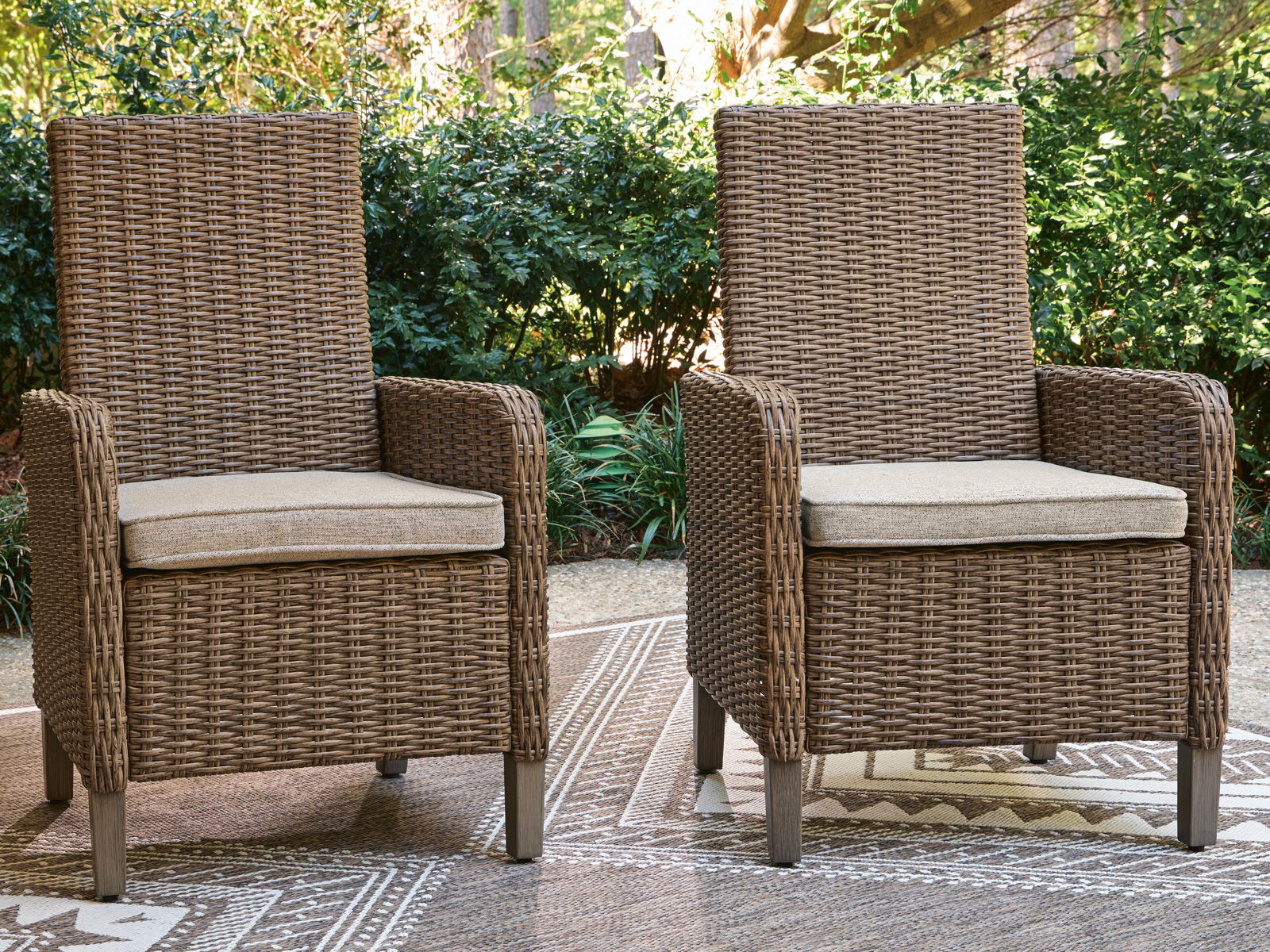 Laguna Heights - Arm Chair With Cushion (Set of 2) - Beige - Image 6
