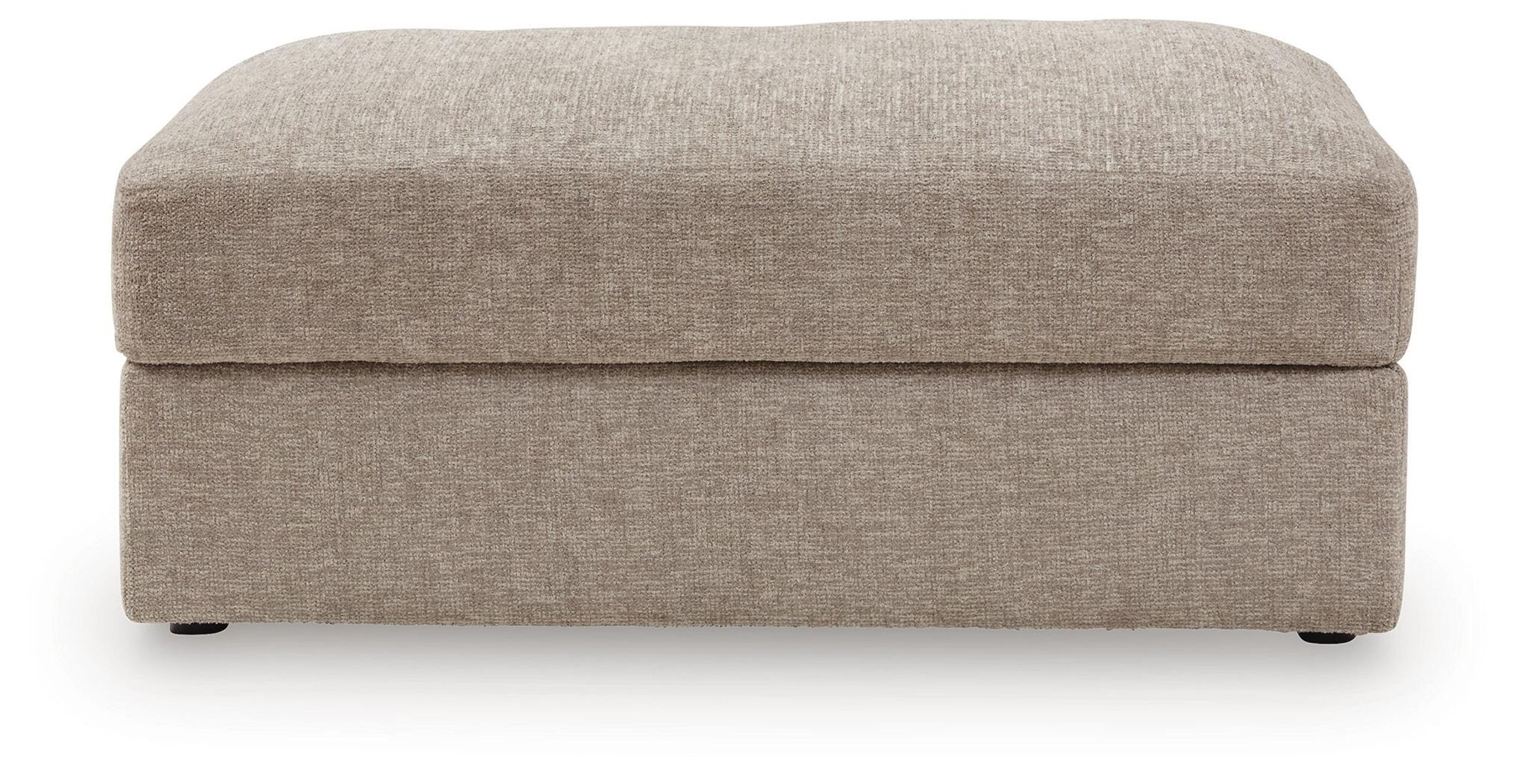 Nexora-Court - Oversized Accent Ottoman - Burlap - Image 3