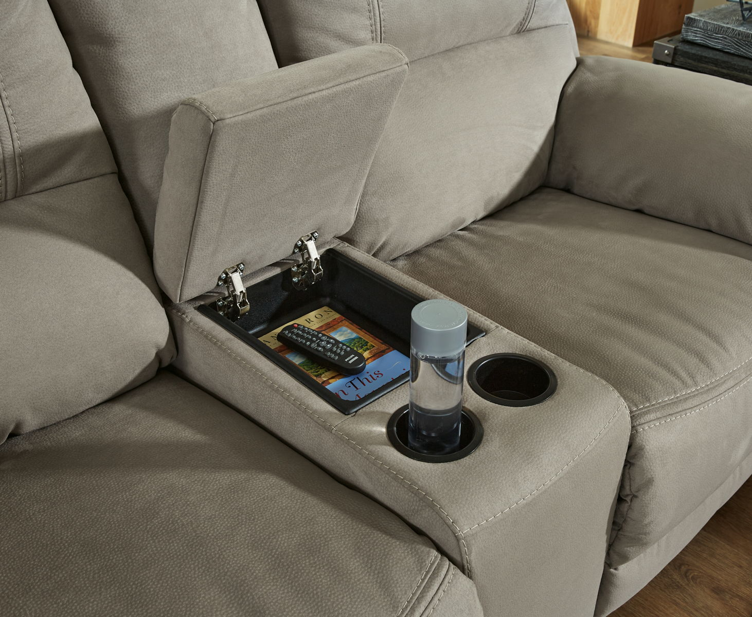 Next-Gen Gaucho - 2 Pc. - Reclining Sofa, Loveseat - Putty - Image 5