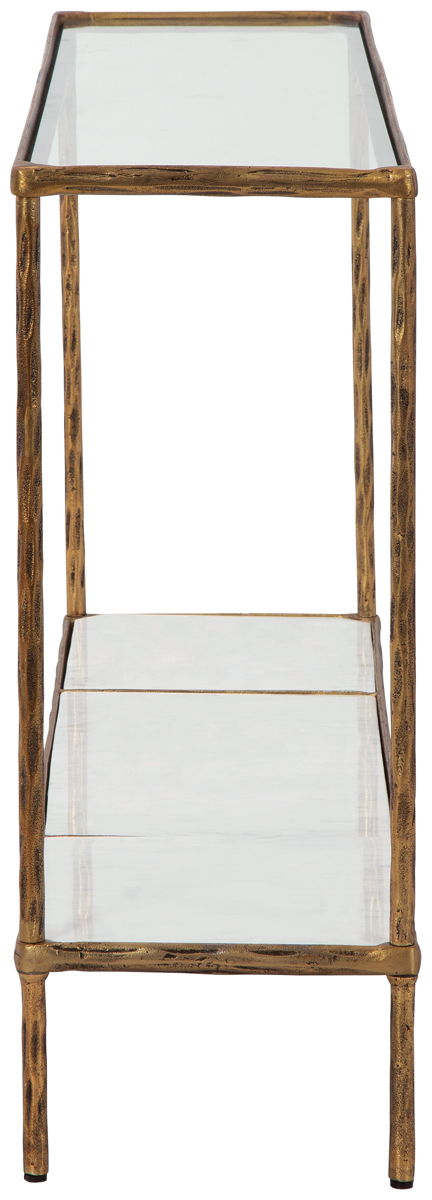 Ryandale - Console Sofa Table - Antique Brass Finish - Image 4