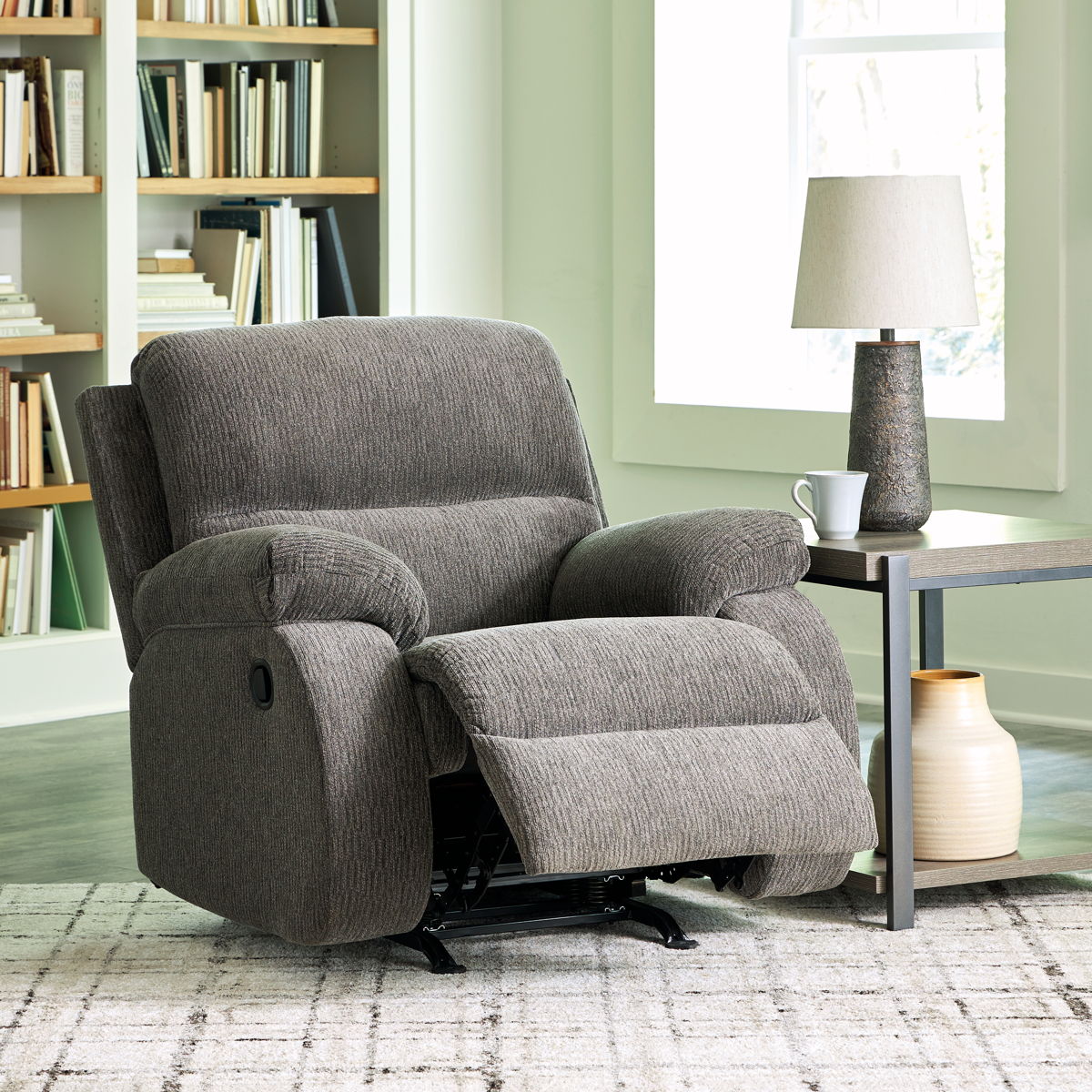 Scranto - Rocker Recliner - Brindle - Image 4