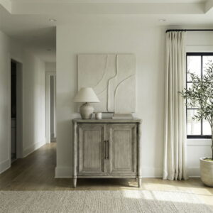 Rochelle Park - Bedside Chest With Charging Station - Smokey Taupe
