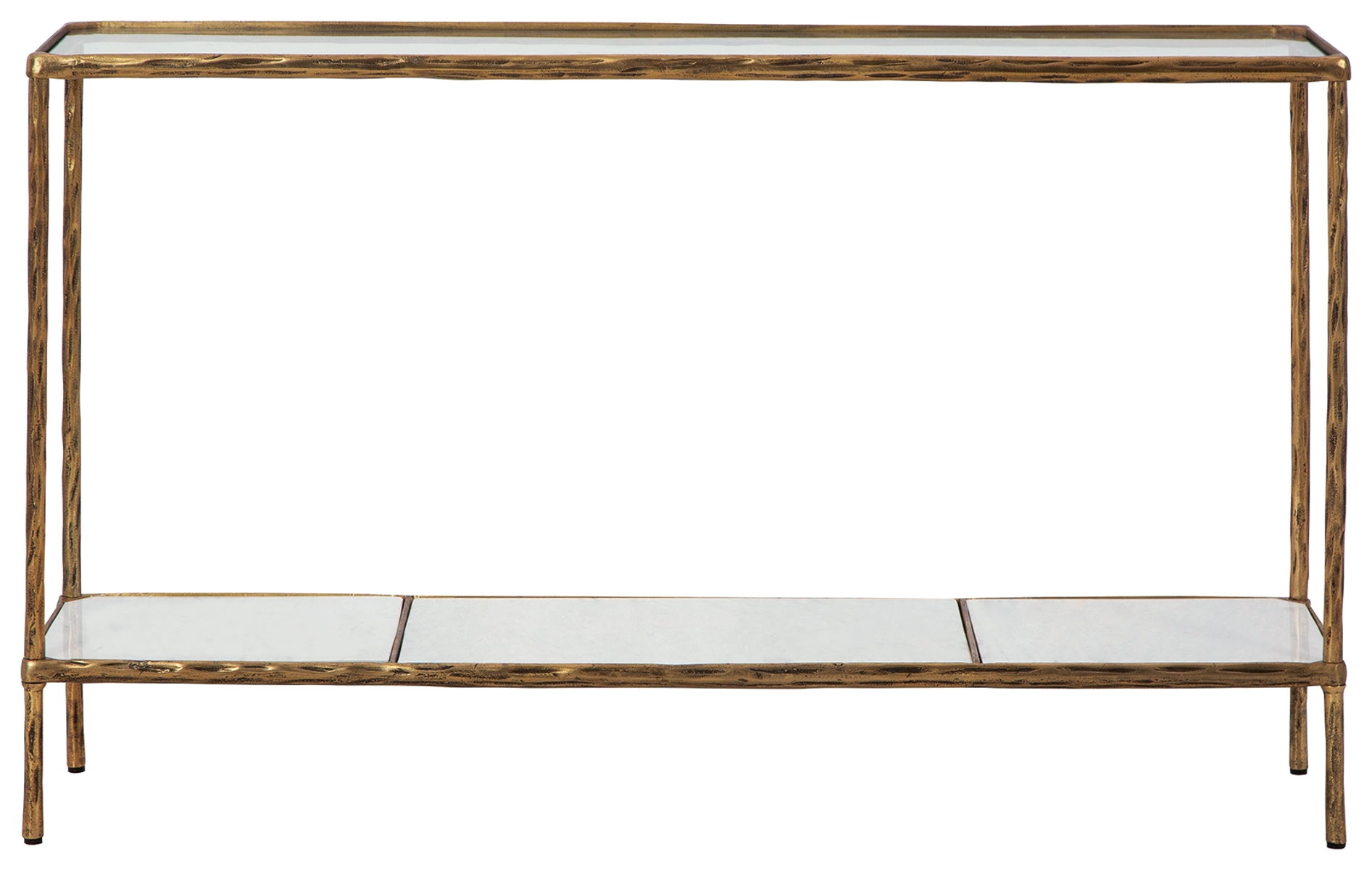 Ryandale - Console Sofa Table - Antique Brass Finish - Image 2
