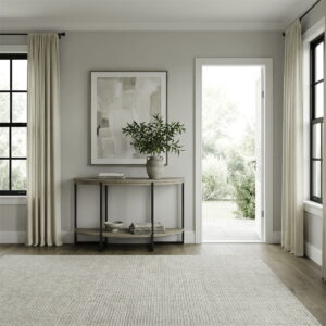 Paran Place - Demilune Sofa Table - Natural