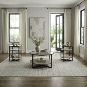 Paran Place - 3 Piece Table Set (Cocktail Table & 2 End Tables) - Natural