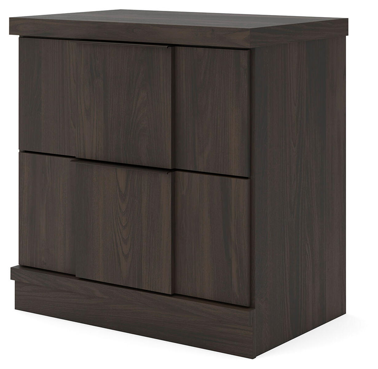 Shaehartin - Two Drawer Night Stand - Dark Brown - Image 5