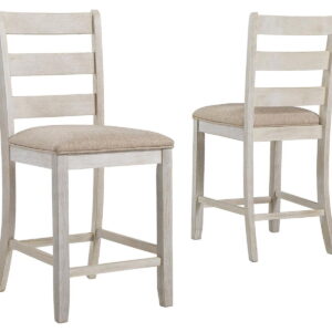Skempton - Upholstered Barstool (Set of 2) - White