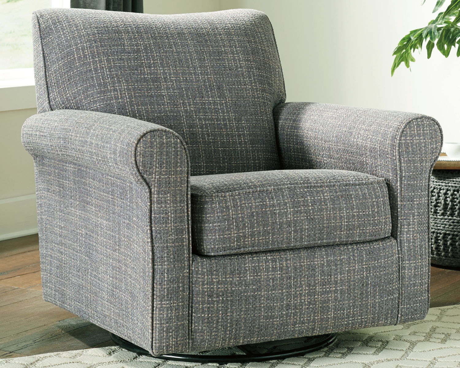 Renley - Swivel Glider Accent Chair - Image 9
