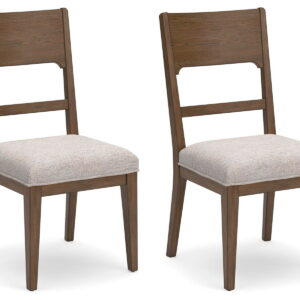 Cabalynn - Dining Uph Side Chair (Set of 2) - Oatmeal / Light Brown