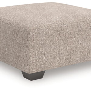 Newellen - Oversized Accent Ottoman - Beige