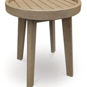 Marina Sun - Round End Table - Beige