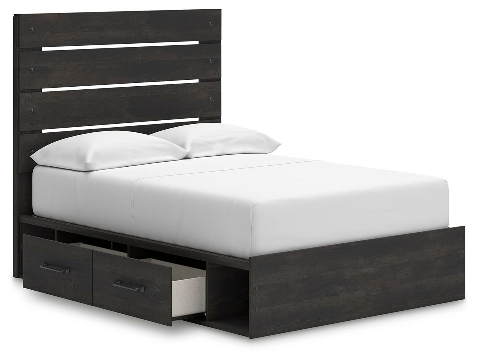 Hollivern - Panel Bed With Storage - Image 5