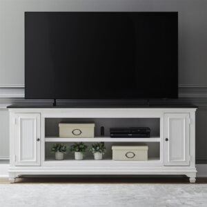 Fireplace TV Consoles - 80" Fireplace TV Console FTS - White
