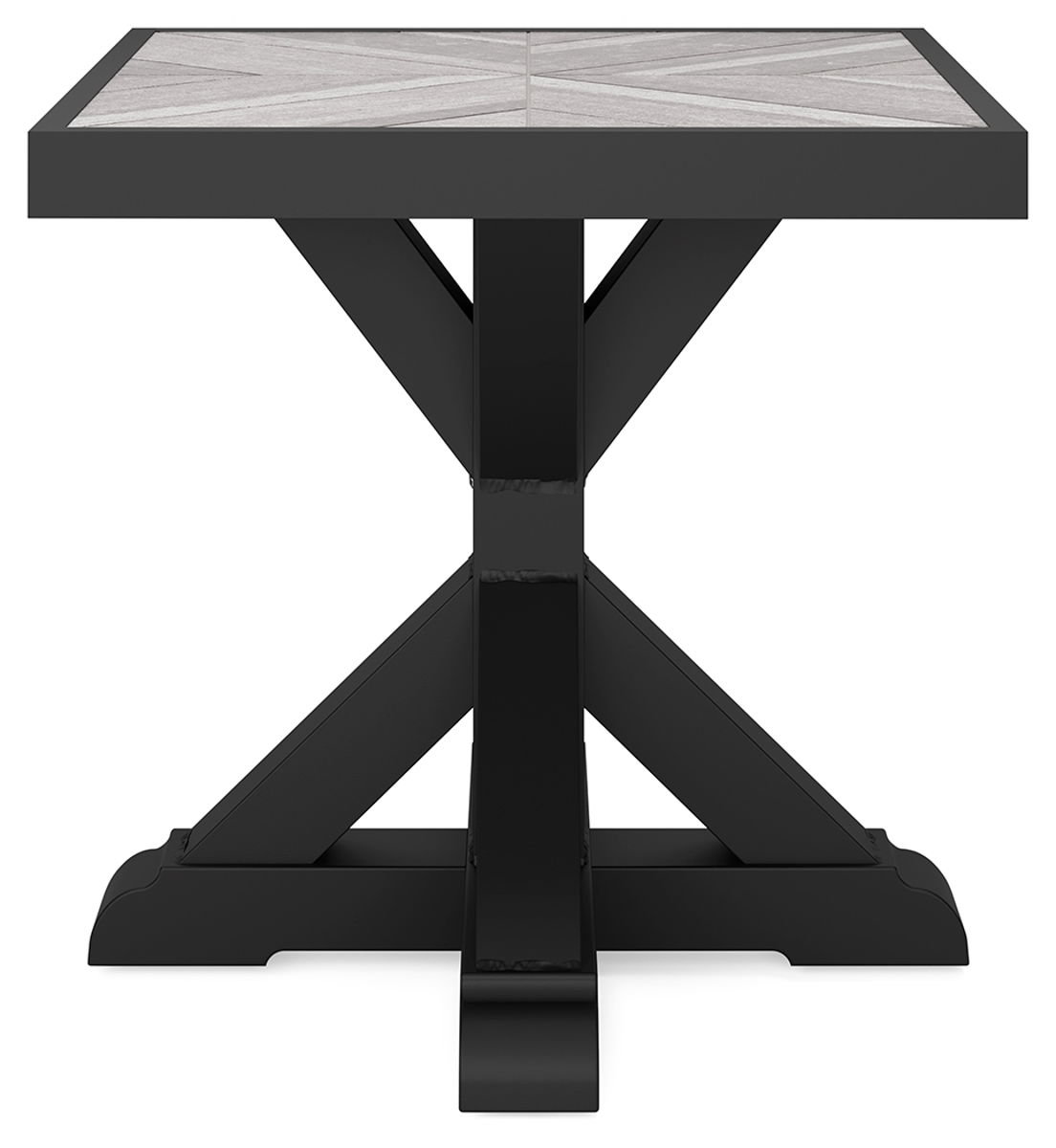 Beachcroft - Square End Table - Black / Light Gray - Image 10