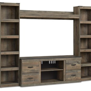 Trinell - 4-Piece Entertainment Center With 60" TV Stand