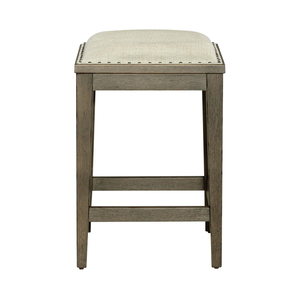 Americana Farmhouse - Upholstered Console Stool - Dusty Taupe - Image 3