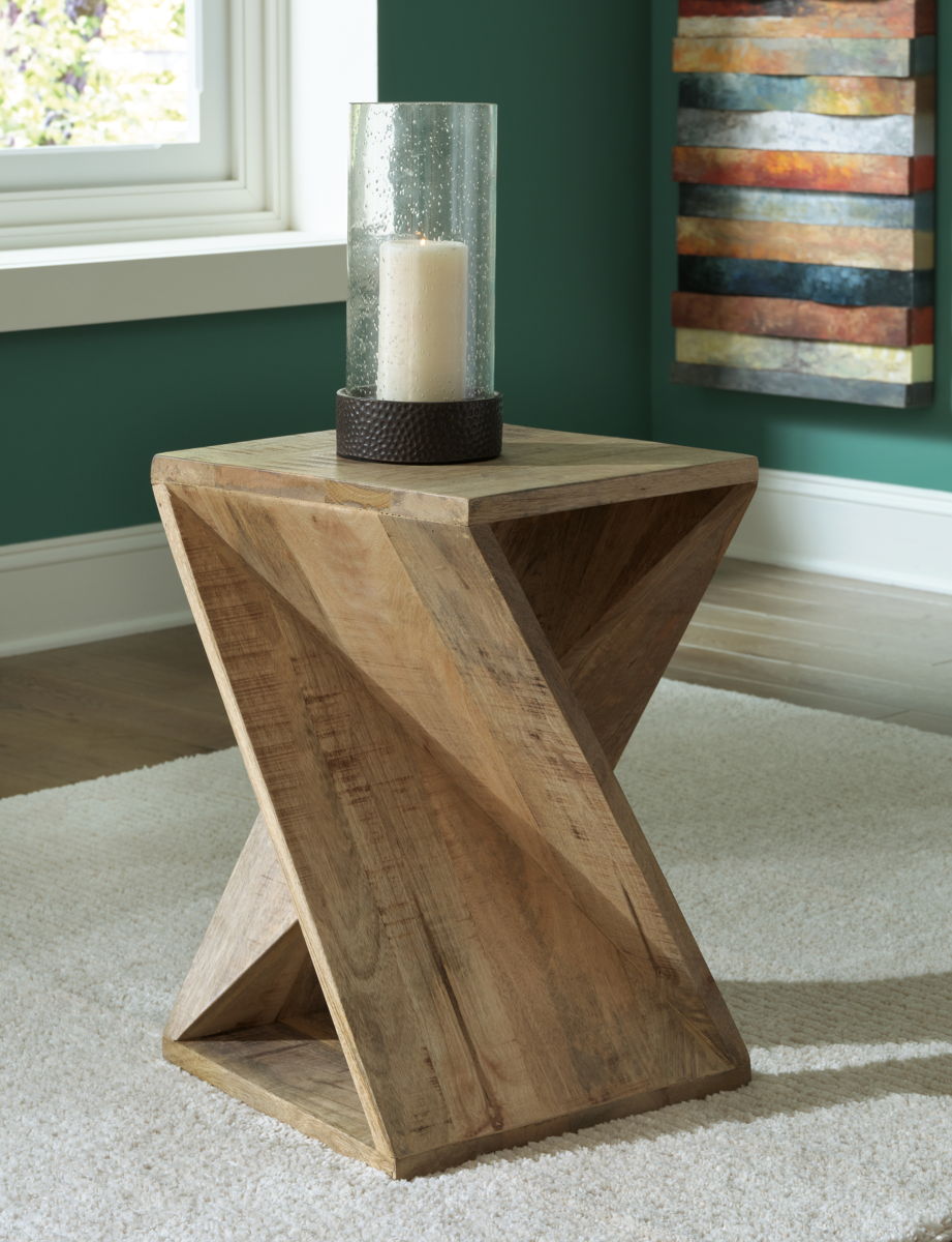 Zalemont - Accent Table - Distressed Brown - Image 5