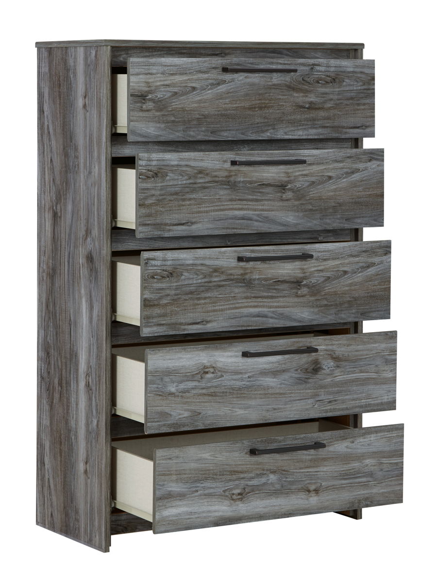 Baystorm - Five Drawer Chest - Gray - Image 7