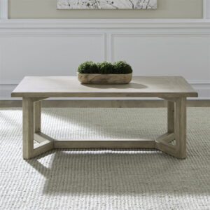Proximity Place - Rectangular Cocktail Table - Barley Buff